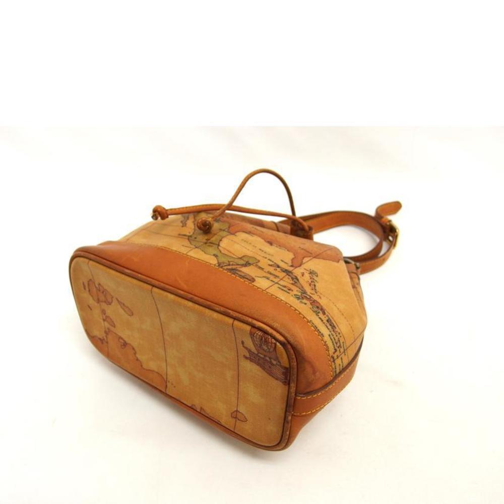 Prima Classe Map Pattern Drawstring Shoulder Bag - Picture 3 of 10